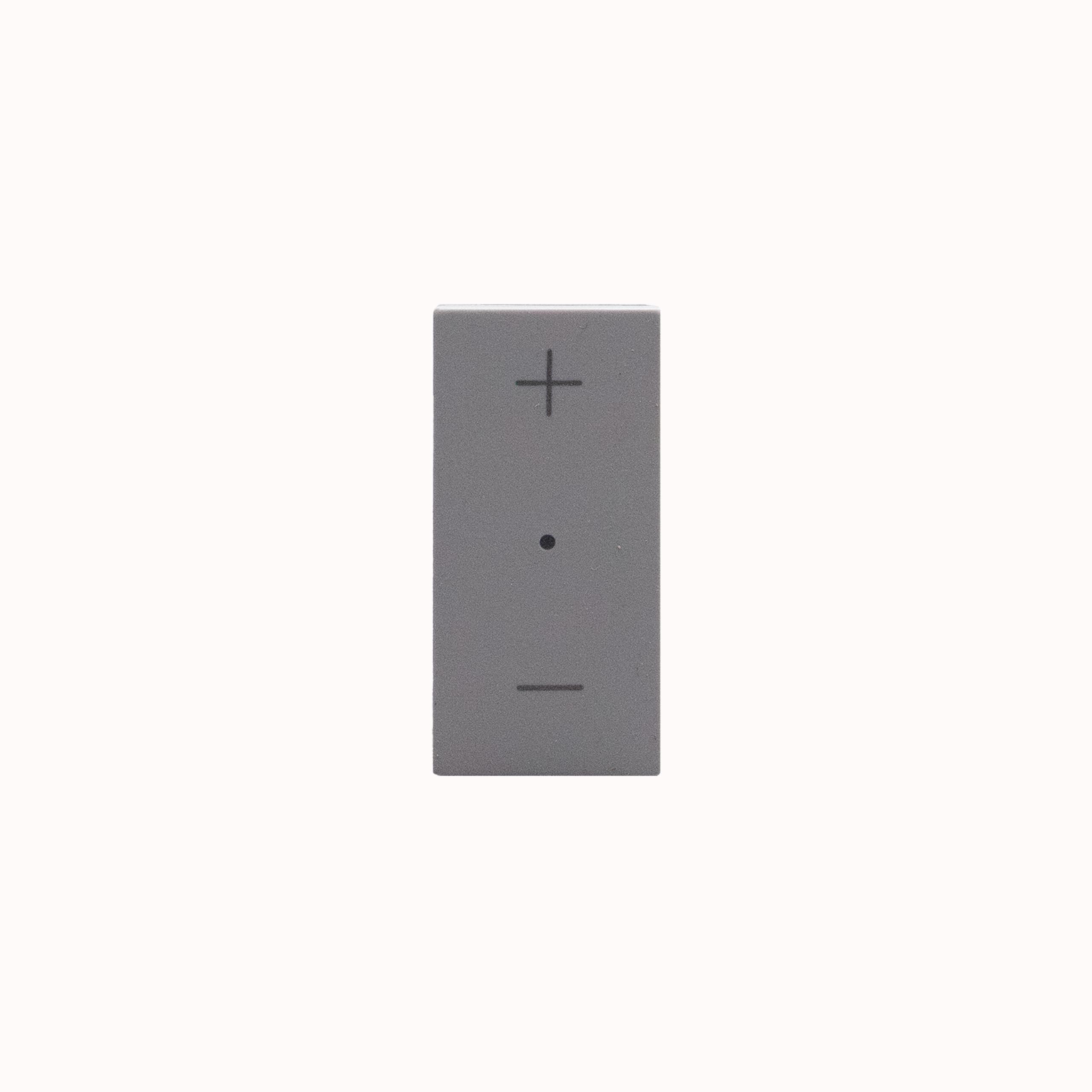 BTICINO Dimmer MatixGO JG4418, Dimmer, Interruttore per Regolare l'Intensità Luminosa, Compatibile con LED Dimmerabili, Alogeni, Fluocompatti, Controllo Luci, Risparmio Energetico, 1 Modulo, Grigio