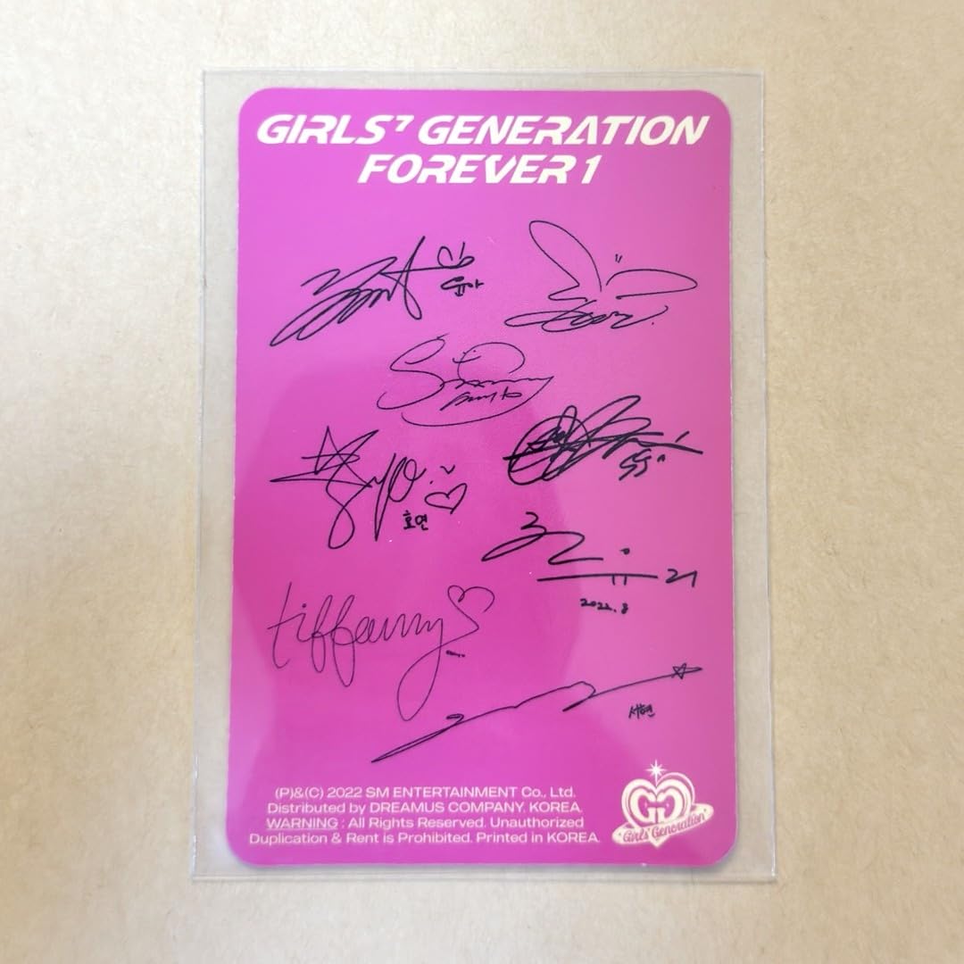 Amazon.co.jp: 少女時代 snsd 少女時代 forever1 ユニットトレカ