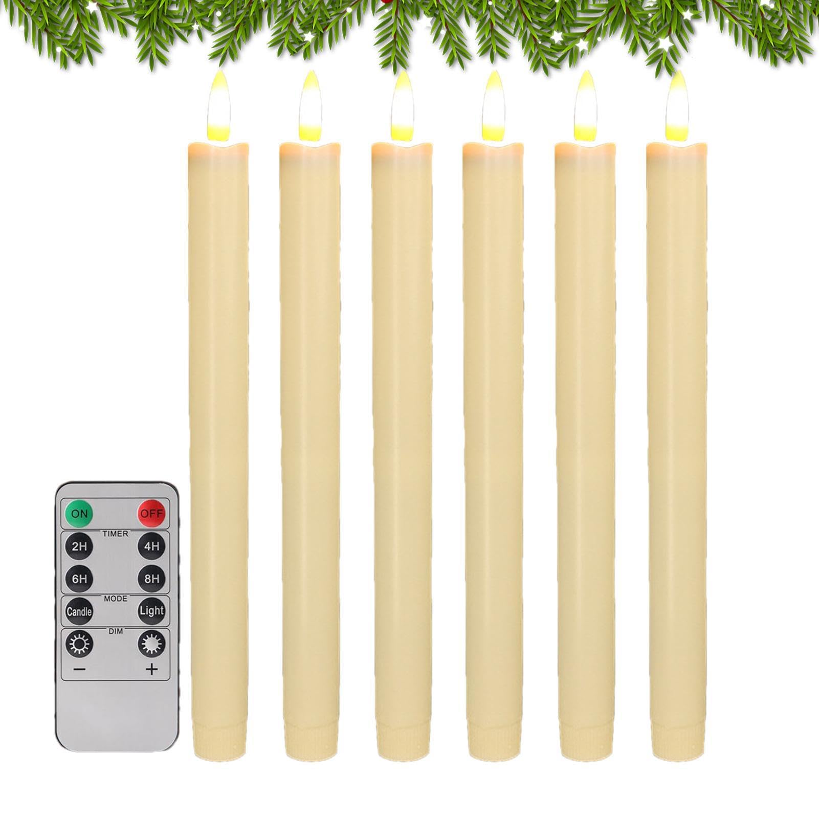 Candela conica luminosa, funzionamento a batteria candela conica stoppino