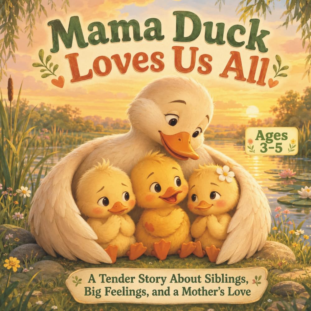 Mama Duck Loves Us All: A Tender Story About Siblings, Big Feelings, and a Mother’s Love