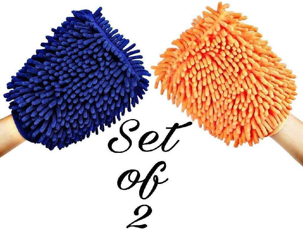Ivaan Pack of 2 Microfiber Dusting Cleaning Glove for Car/Home/Office/Kitchen/Hotel (Assorted Color) (B083D4C213) Amazon Price History, Amazon Price Tracker