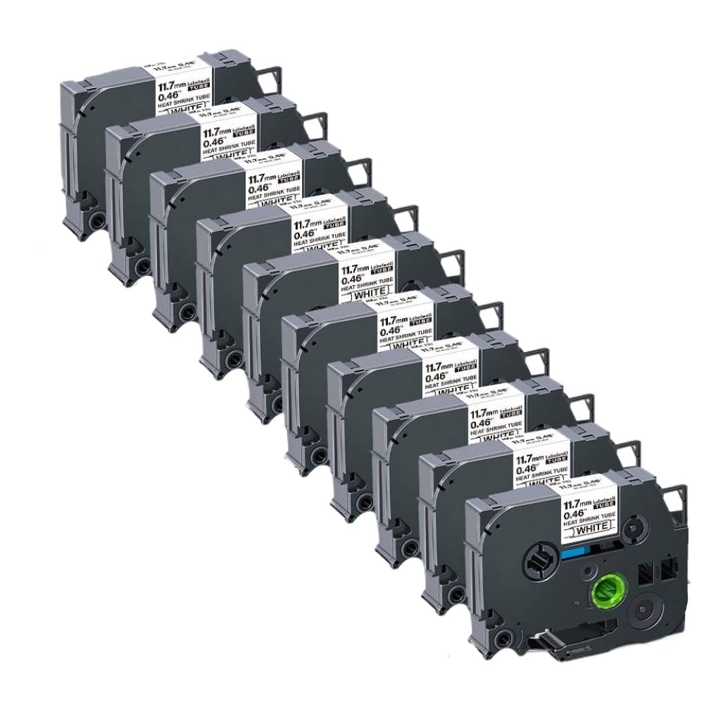 Étiquettes de Tube Thermique Compatible avec Les imprimantes d'étiquette 10 Pack(10PK Hse-231)