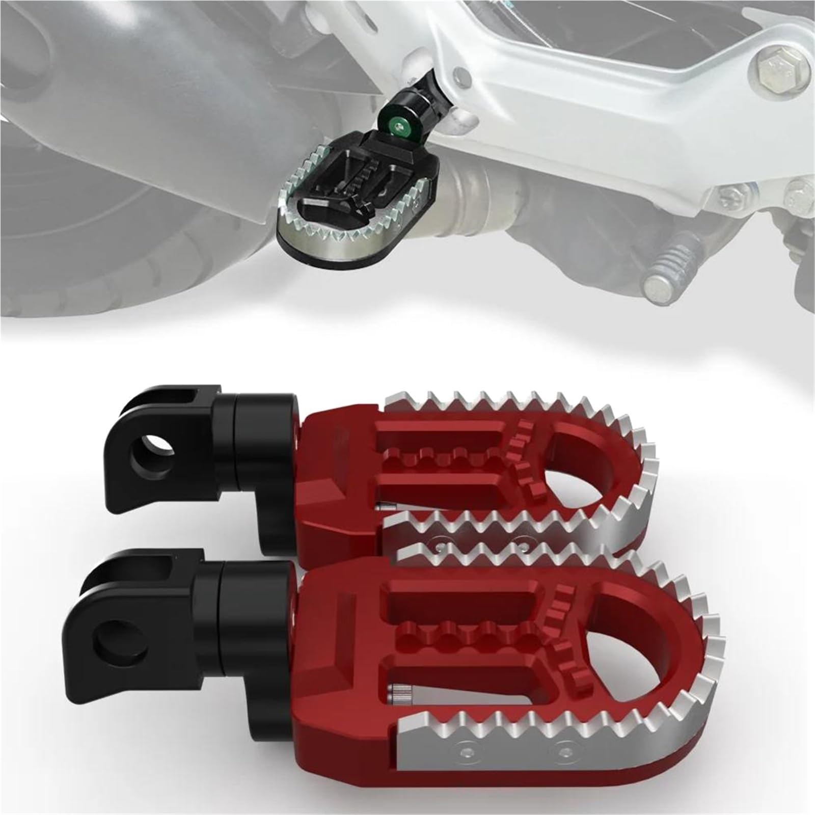 Repose-Pieds Moto Réglables en Alumium pour Dorsoduro 750 900