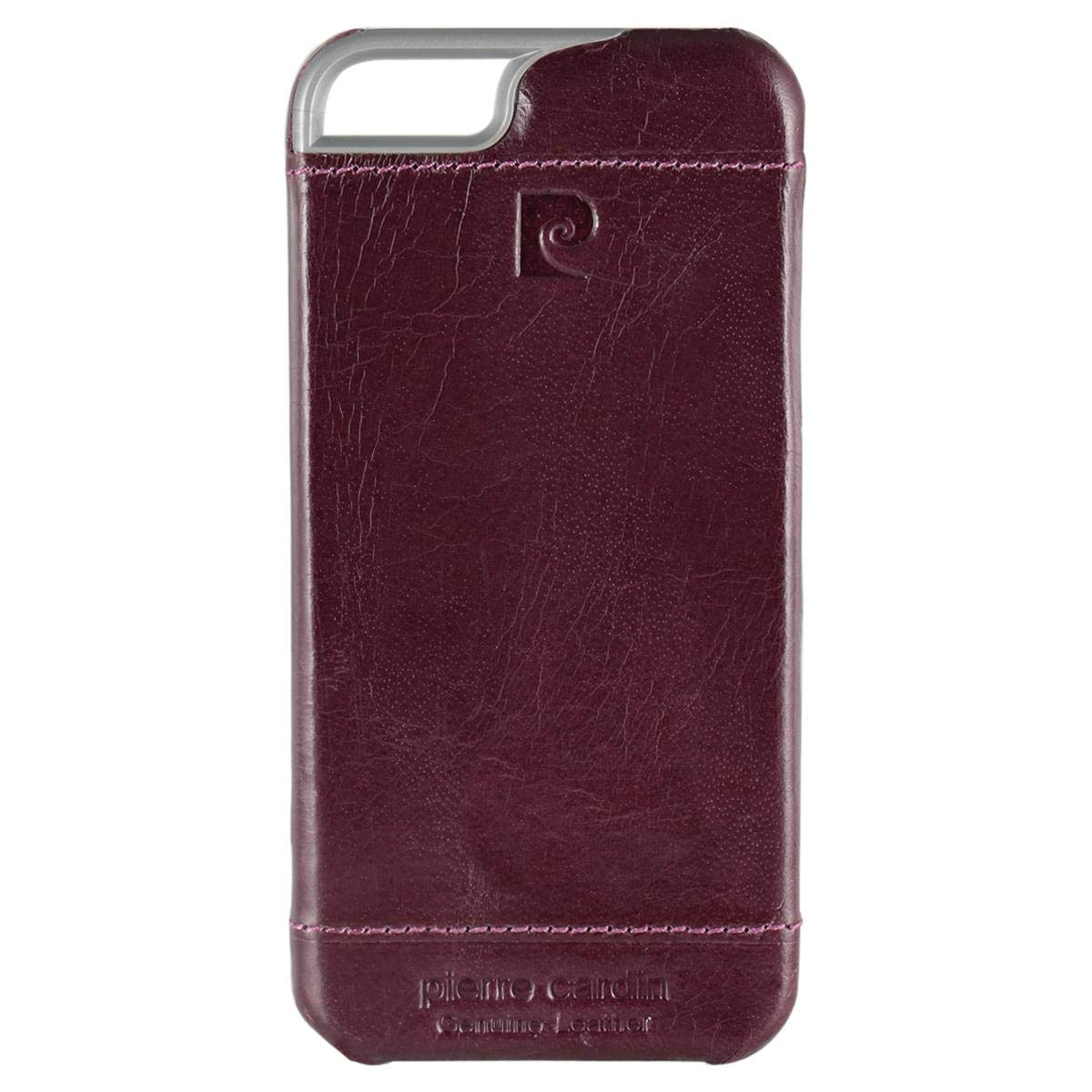 iPhone 5-5S Leather Mobile Back Cover - Purple