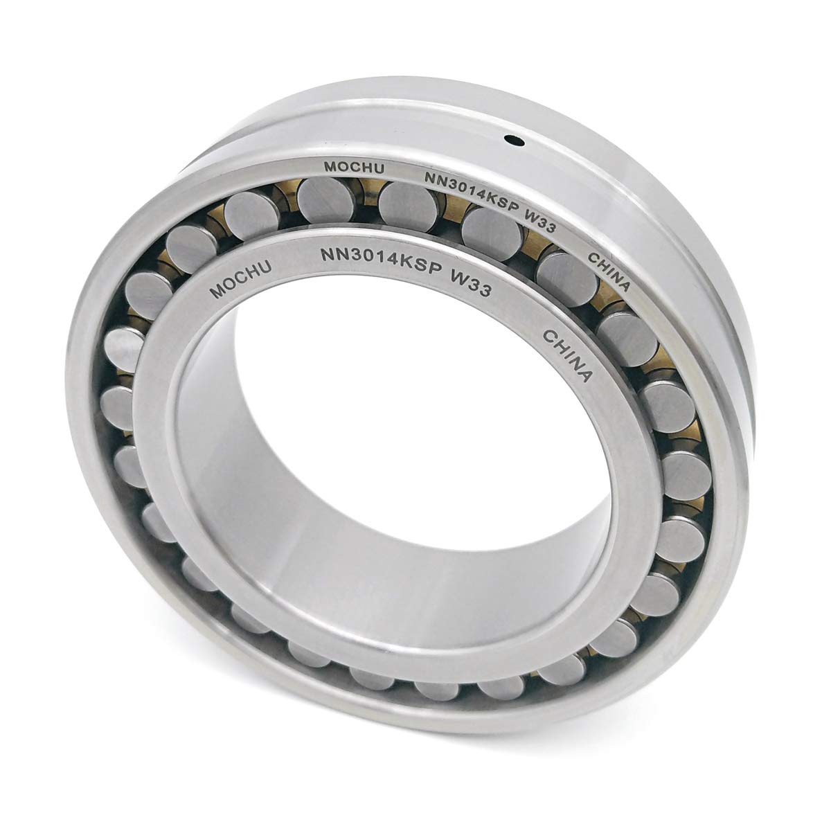 MOCHU Bearing NN3014K SP W33 70X110X30 Precision Cylindrical Roller Bearings, Tapered Bore, Metric, 70mm ID, 110mm OD, 30mm Width, Brass Cage, Open, Double Row, Machine Tool Bearing