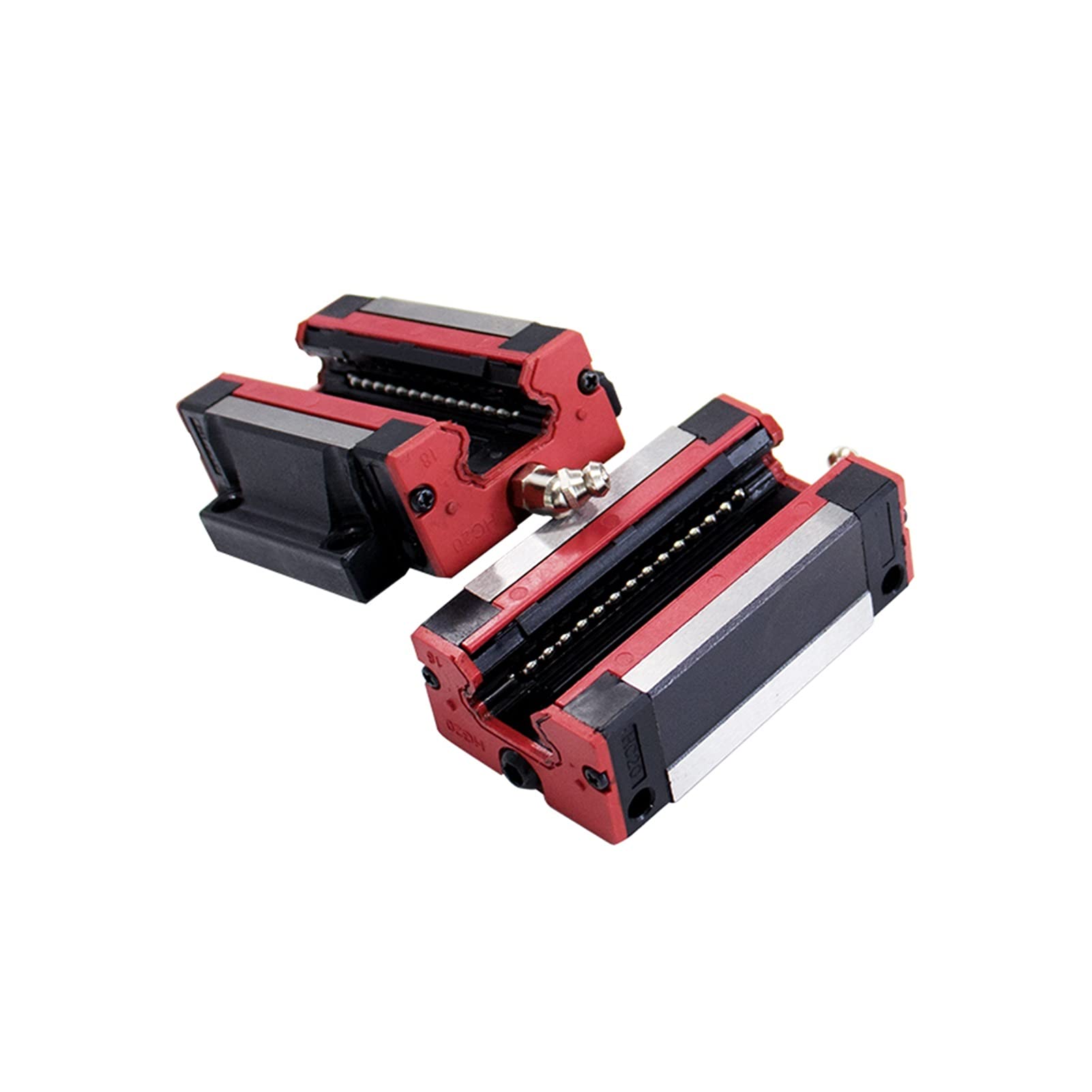 Guida lineare Professionale HGH15 HGR15 Guide lineari da 15 mm Set di aste + 4 Blocchi di Cuscinetti scorrevoli HGH15C / Flangia HGW15CC(Hgh15ca,700mm)