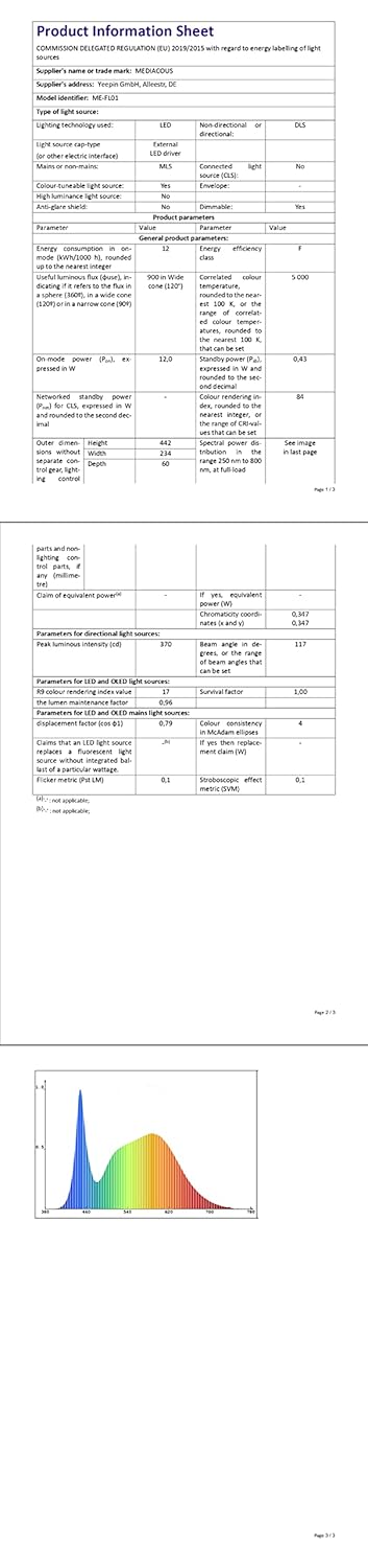 Kenley Daylight Reading Lap Floor Standing - Standard Reading Light For Living Roo, Bedroo Or