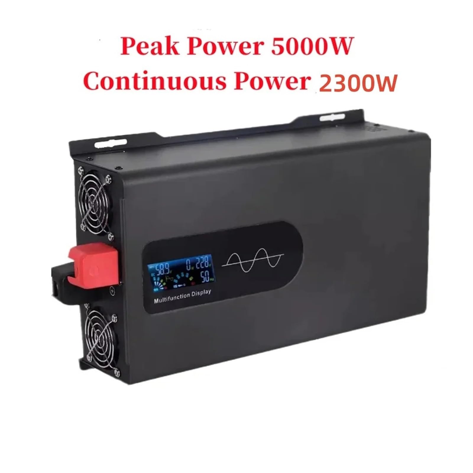 Inversor Onda Sinusoidal Pura 8000W 3000W 5000W 12000W 12 V 24 V 48 V 72 V 96 V A CA 220 V 110 V Convertidor Voltaje 50 Hz 60 Hz Portátil(12V,220V(60HZ),5000W)