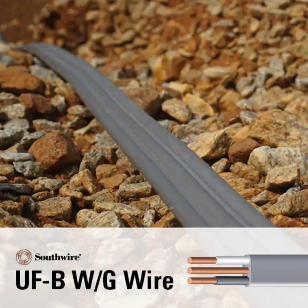 SOUTHWIRE COMPANY LL 13055972 - Filo da costruzione, 12 Ga, 2 conduttori, 20 A, 600 V, 90 gradi, 400 ', grigio