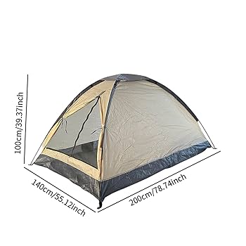 Amazon.co.jp: Zxpjkyu 2人用キャンプテント アウトドアテント