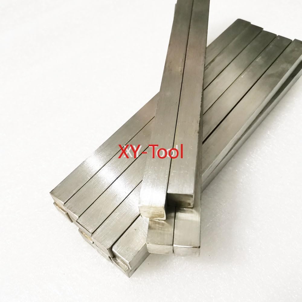 1pc 304 Stainless Steel Square Bar Flat Steel Rod CMC Metal Square Rod Thickness 3MM 4MM 5MM 6MM 7MM 8MM 10MM 12MM 14MM 16MM(10x10x500mm)