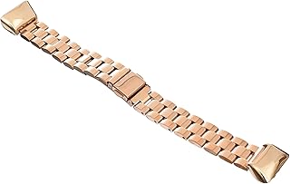 سوار ساعة معدني بتصميم كلاسيكي ومرن للساعة الذكية هونر 6 - ذهبي، من اكسسوريز شوب