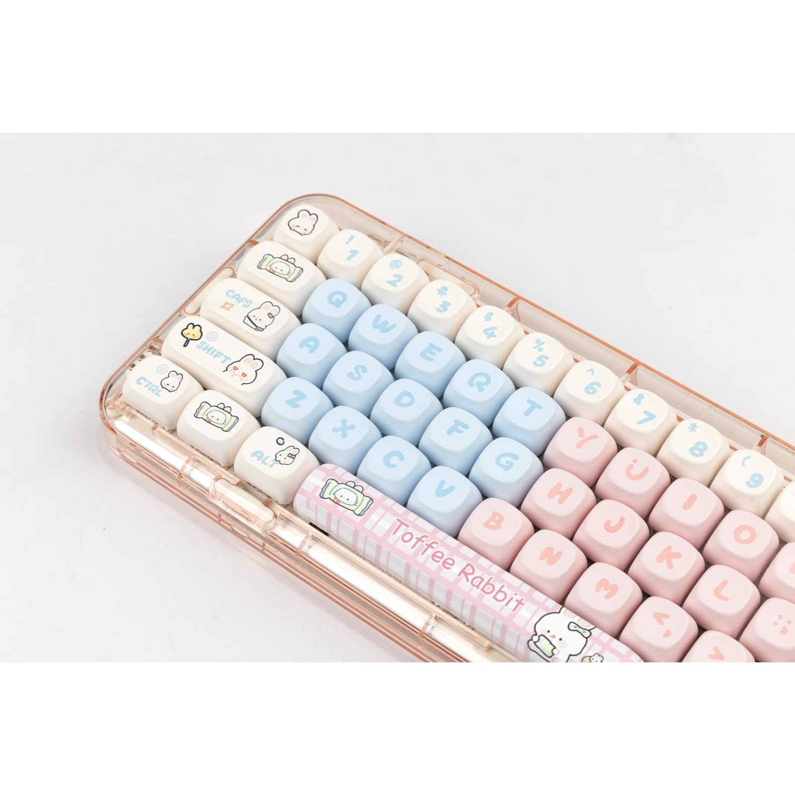 Amazon | うさぎのミルクキャンディーテーマ昇華キーキャップ、MOA