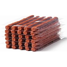 30PCS Tire Repair Strings,100 x 6 mm Flat Tire Plug Puncture Repair Strings for Recovery Car Motorcycle Automotive BikeBrown