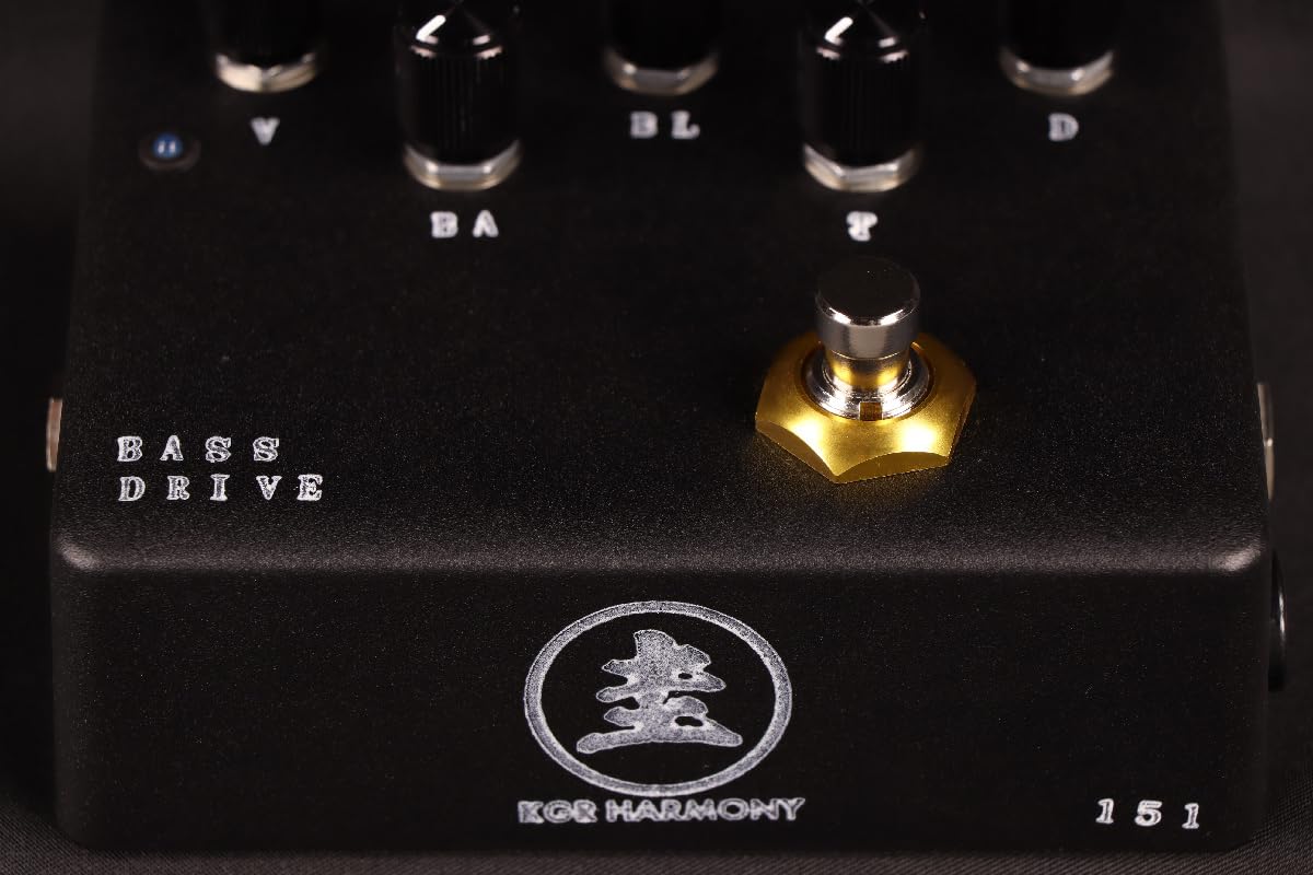 Amazon | kgr harmony/BASS DRIVE Black ベース用オーバードライブ