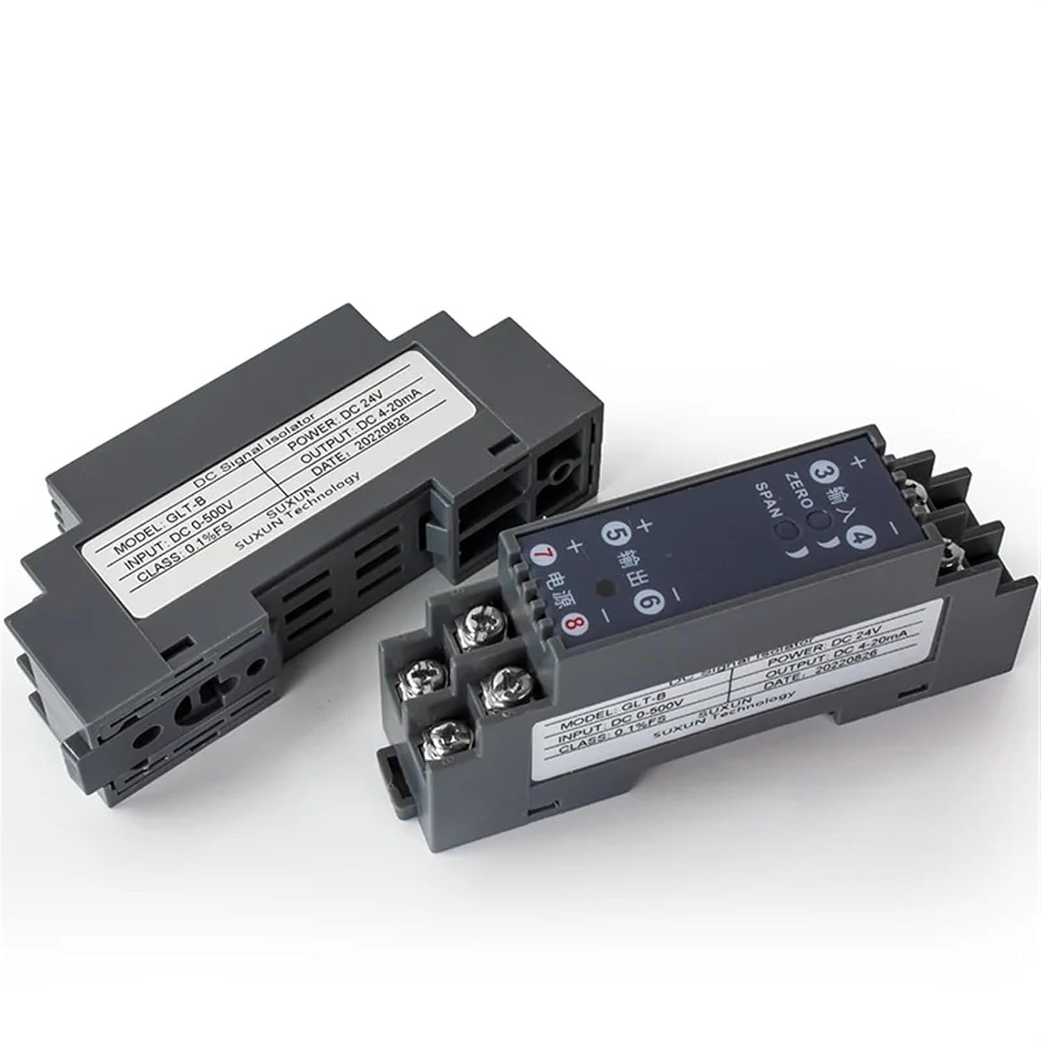 1PCS High Accuracy 0-10v Passive Voltage Analog 4-20ma Signal Conditioner Signal Isolator 0-20mA Signal Converter to(Input 4-20MA_0-10MA Output_DC24V)