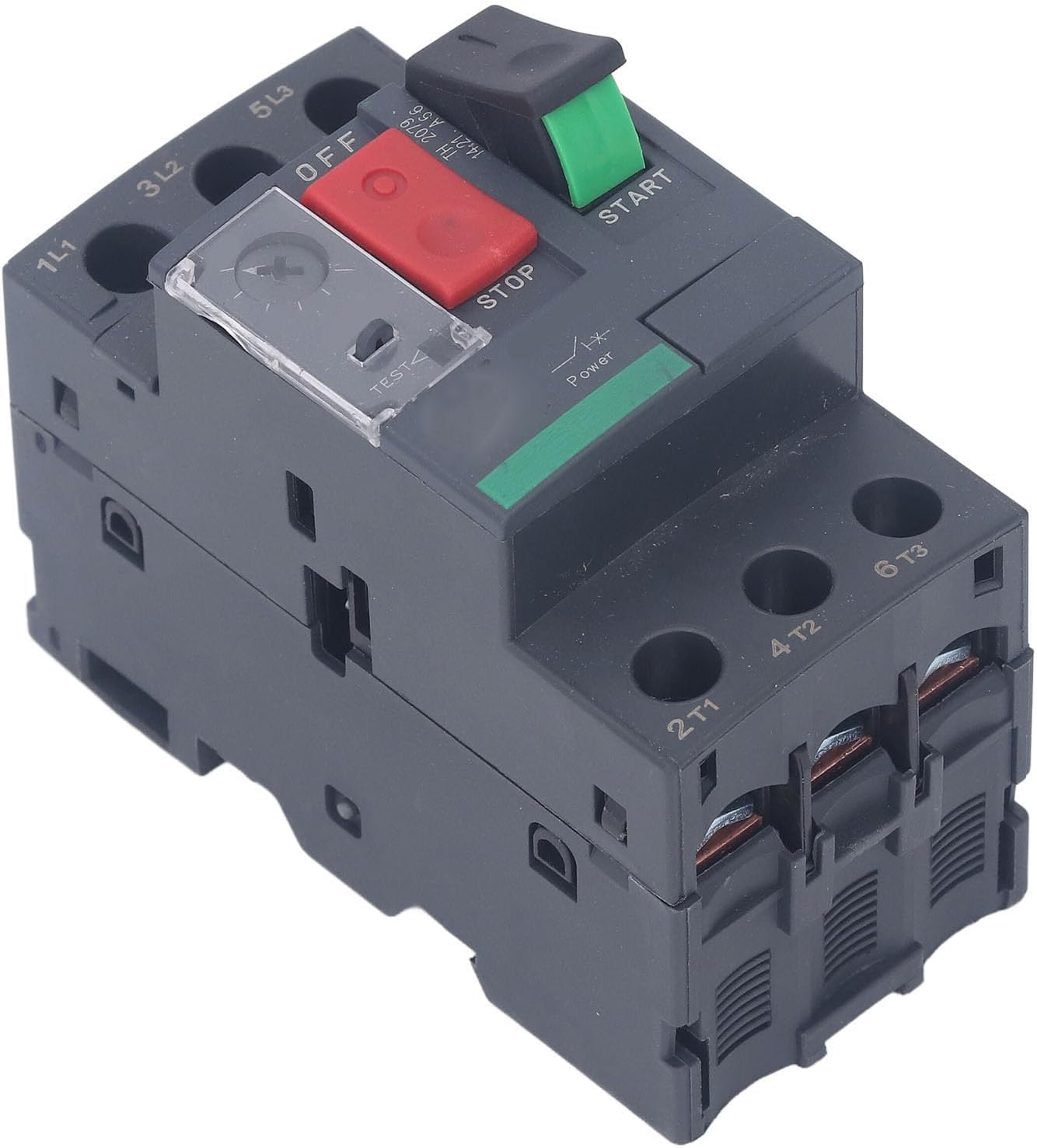 Motor Switch, Good Stability AC 690V Motor Circuit Breaker Button Control for Capacitance Inductive Load (GV2-ME08 2.5-4A)