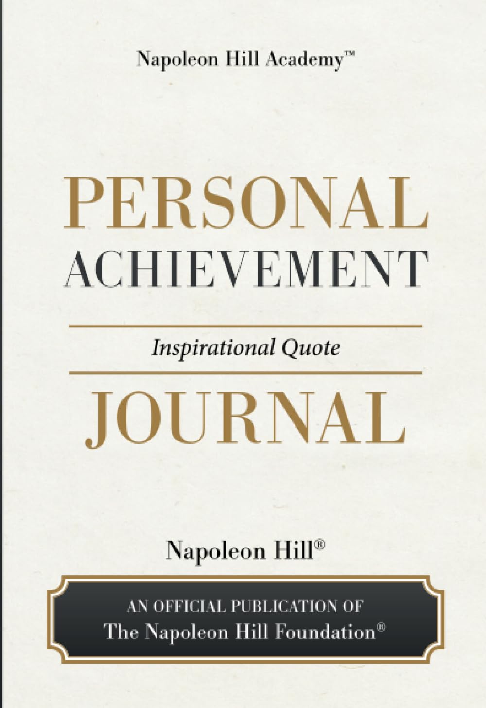 Personal Achievement Journal: Inspirational Quotes for Self-Reflection Notes and Daily Success