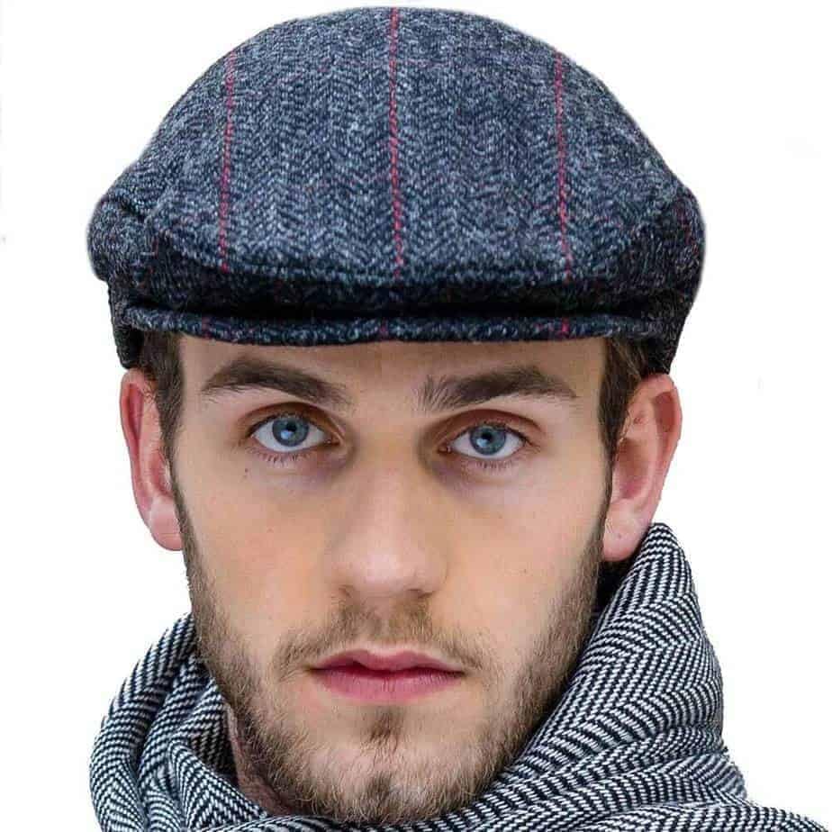 Irish Trinity Donegal Tweed Flat Cap