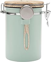 Vista 11 de TEDSWAIT Coffee Canisters - Recipiente hermético de almacenamiento de granos de café para cocina, contenedor de almacenamiento de alimentos de acero