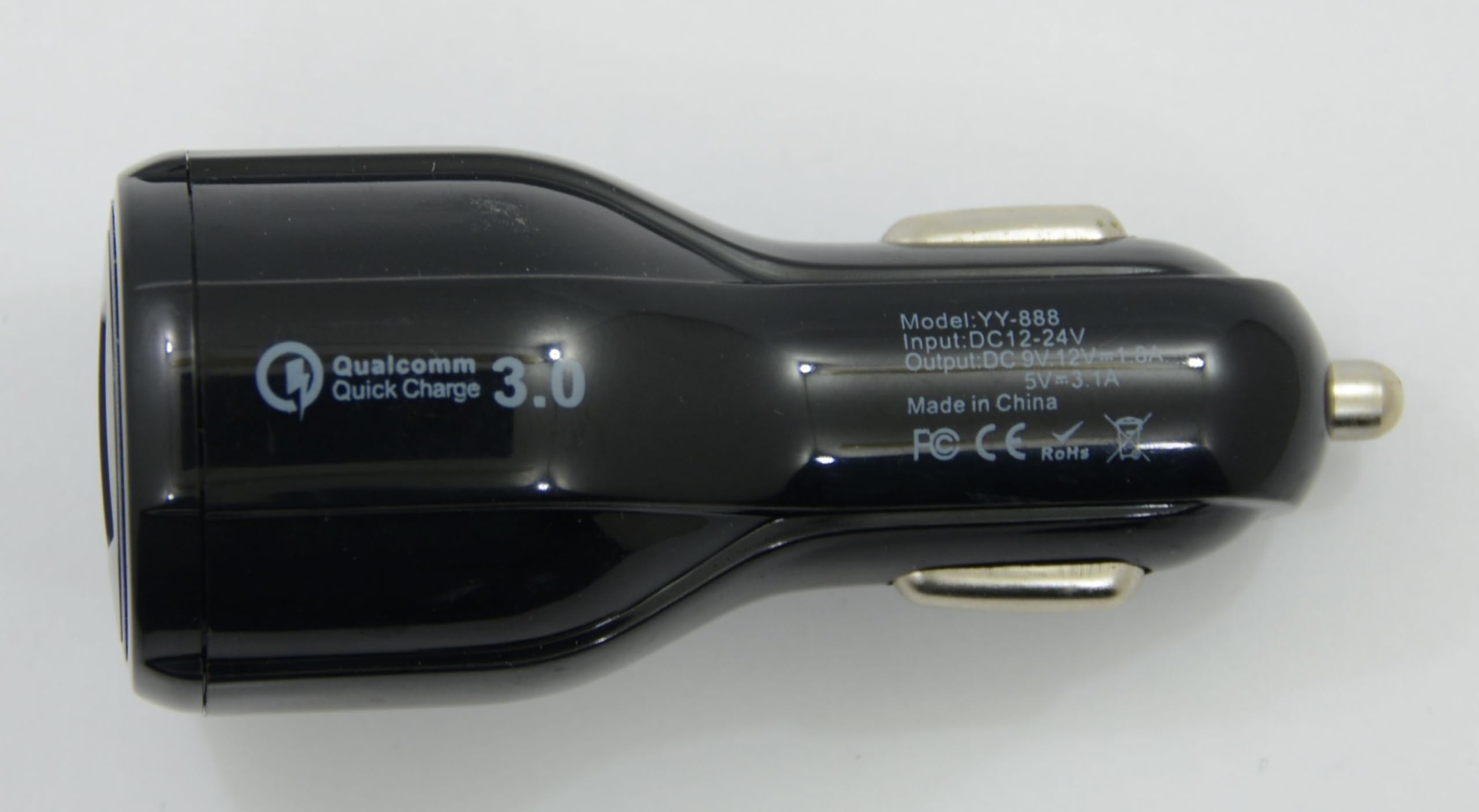 Accendisigari Per Auto 4 In 1, Caricatore Doppio USB, Presa Di Corrente 12V, Voltmetro Digale Con Interruttore A Bilanciere - Foto 9