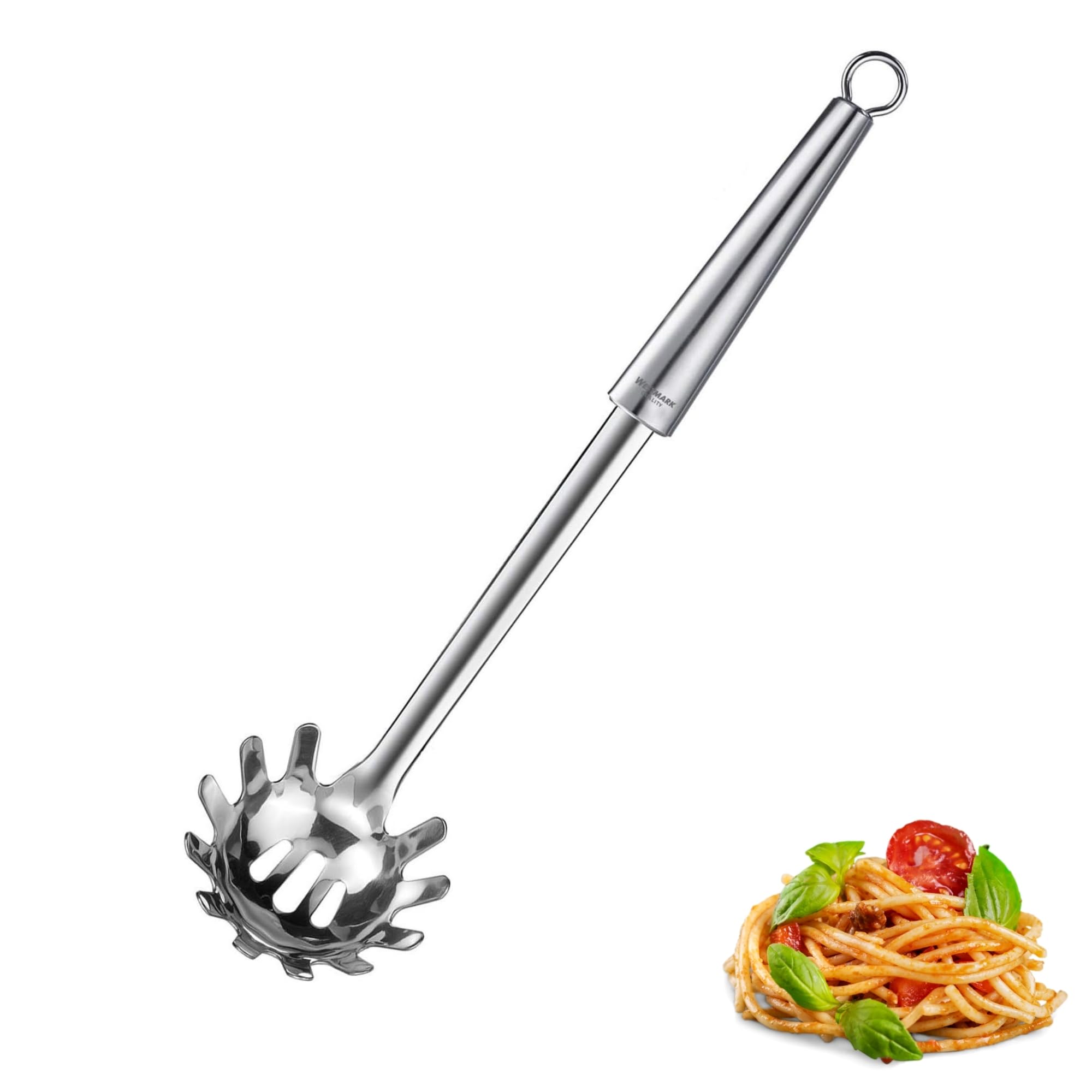 Westmark Cucchiaio per spaghetti, 32,5 cm, in acciaio inox, Glory, argento, 18552270