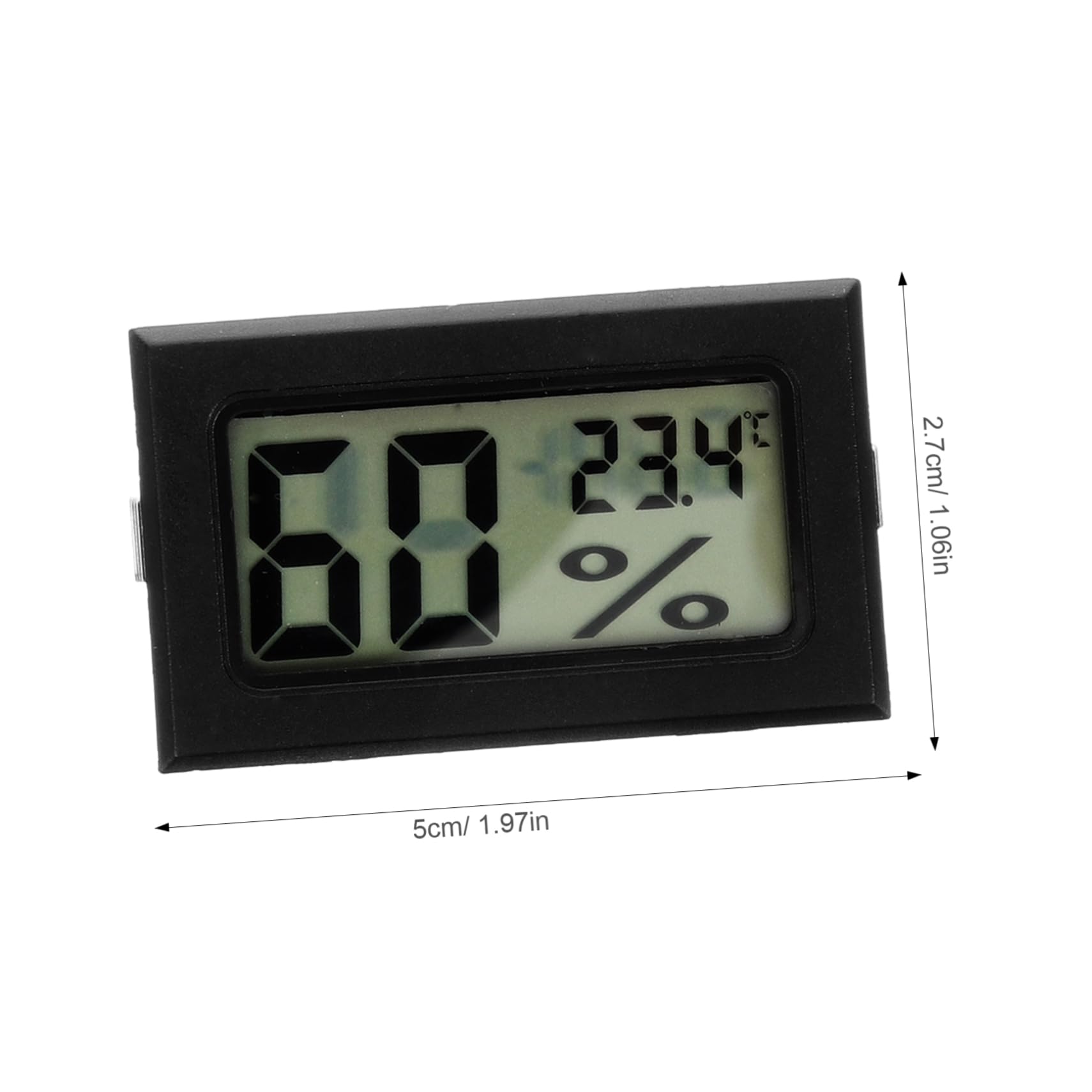 Ciieeo 15pezzi Mini Termometro Igrometro Digitale Misuratori Di Umidità e Temperatura Per Ambienti Interni Display Digitale Compatto e Preciso Per Monitoraggio Ambientale Casa e Ufficio
