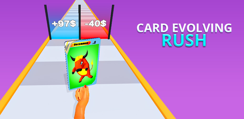 Card Rush Evolution Runner! Merge & Evolving Warcraft Cards Battle Challenge Collect Cards