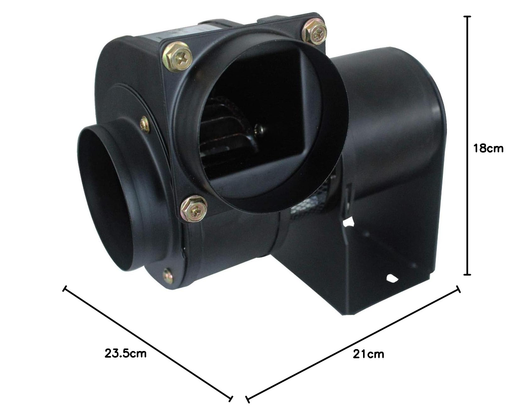 Ventilador centrifugo 220v motor extractor caldera radial max.200℃ ventilador estufa pellets industrial 25w 45w 50w (25W)
