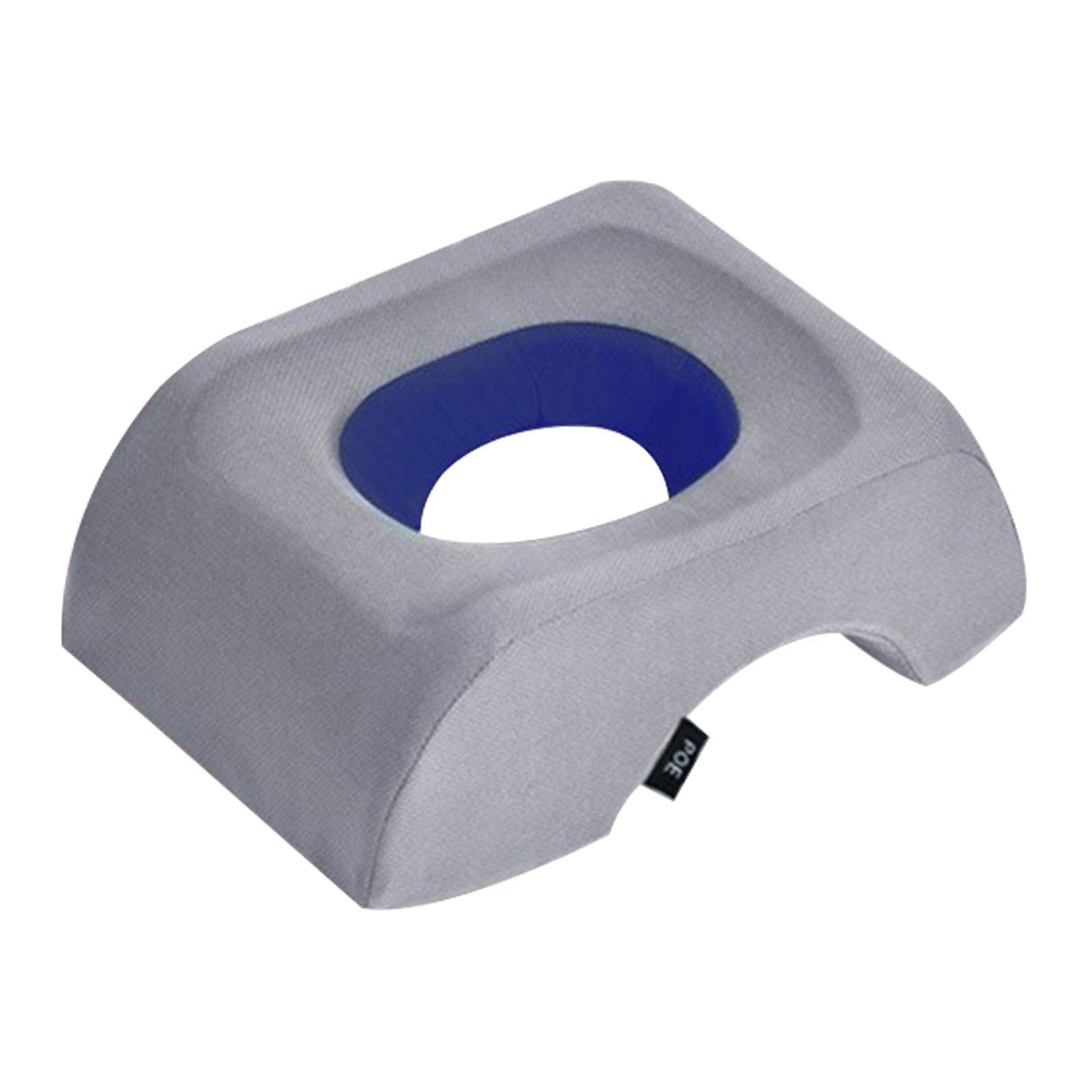 Almohada de masaje azul para aliviar la tensión cervical y dormir mejor