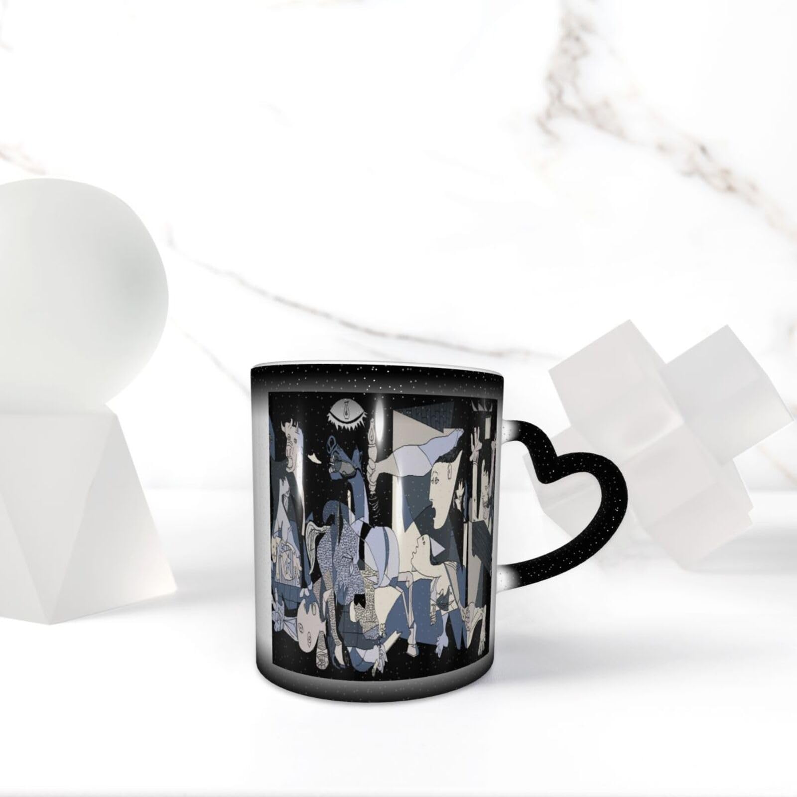 Amazon.co.jp: ゲルニカ パブロ・ピカソ コーヒーカップ おしゃれ 陶器