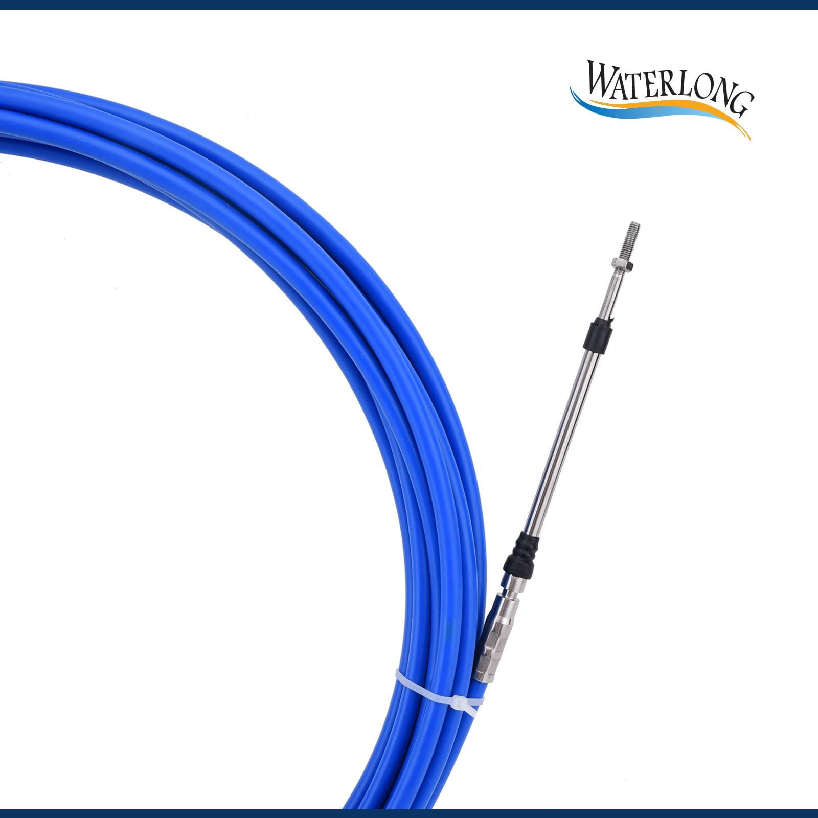 Boat Throttle Control Cable 41 Feet Outboard Rotary Steering Cable for Most Single Station Boats