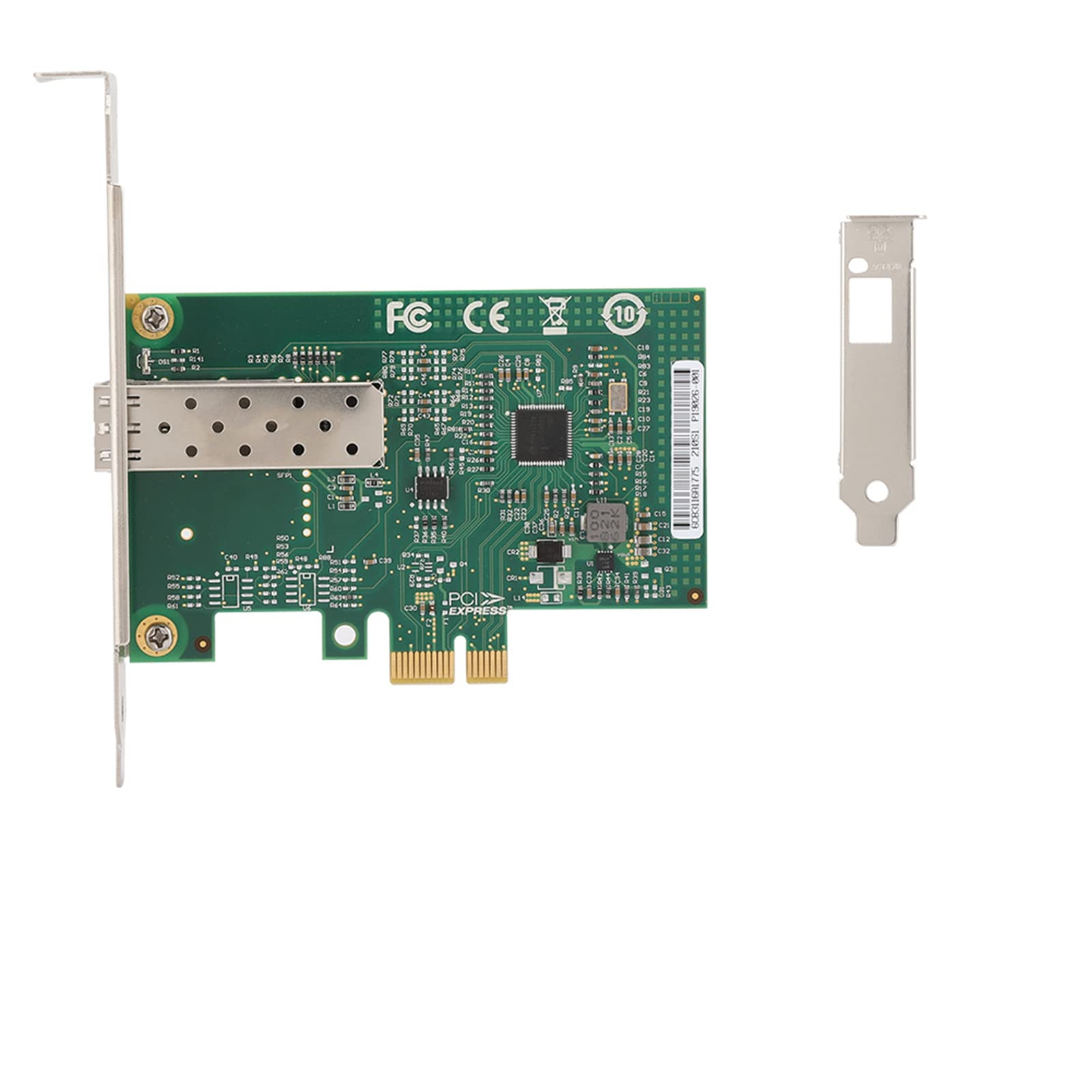 Bewinner Carte Réseau 10/100/1000bps, Carte Réseau Ethernet Gigabit Fibre Optique, PCI-Express 2.1, Adaptateur Réseau Gigabit Ethernet, Carte Réseau Fil Serveur/Bureau Général