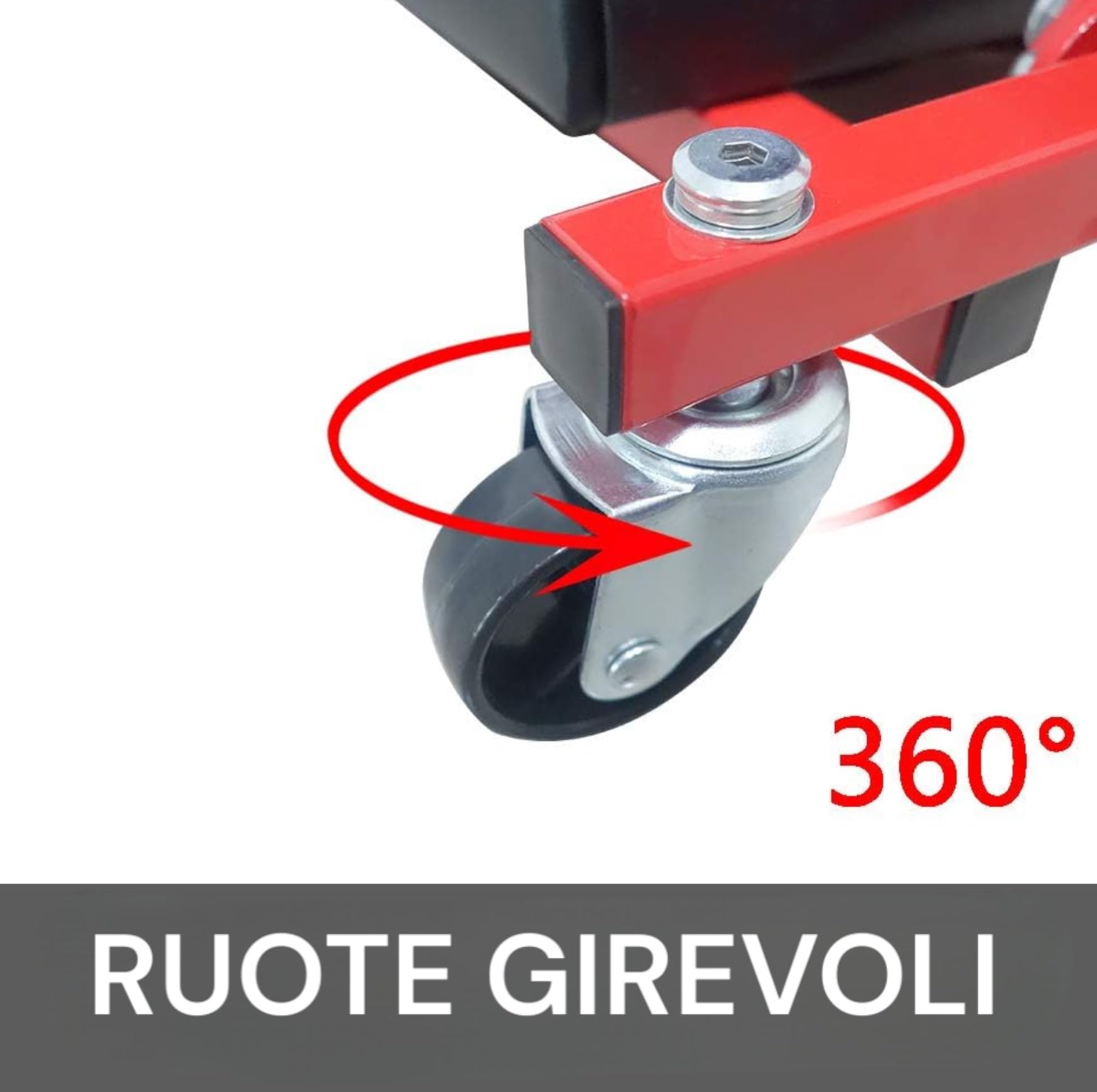 TANIASHOP Lettino Sgabello Sottoauto 2 in 1 Carrello sotto Macchina da Officina in Metallo con 6 Ruote girevoli a 360° Sdraio Pieghevole Portata Fino a 150 kg Max