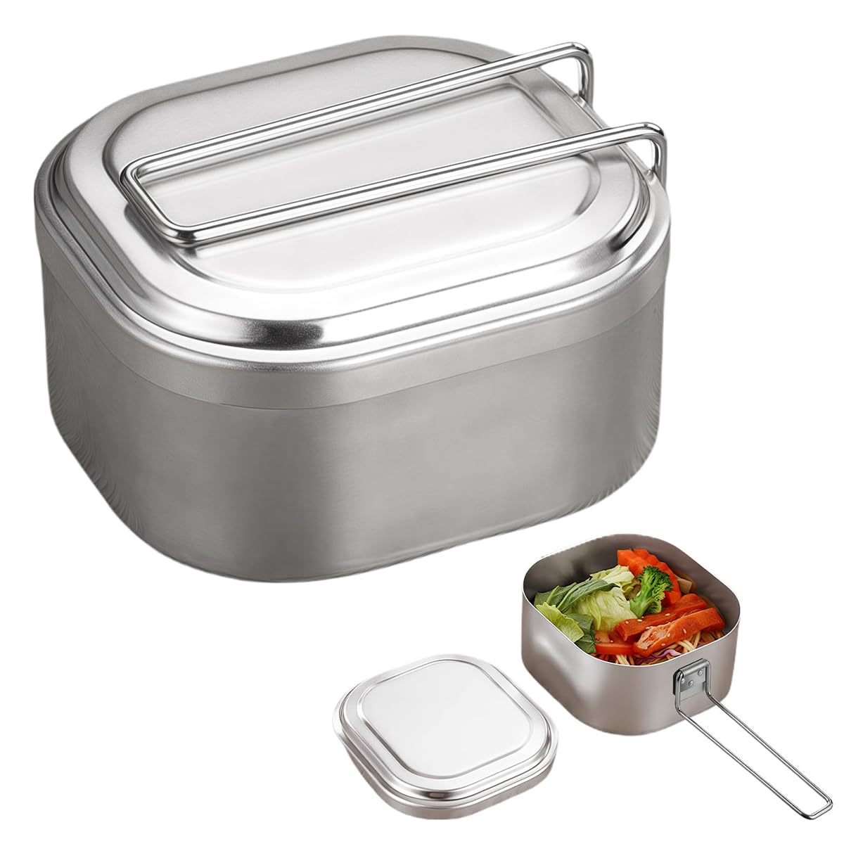 Amazon.co.jp: メスティンポット 飯盒 チタンクッカー ステンレス