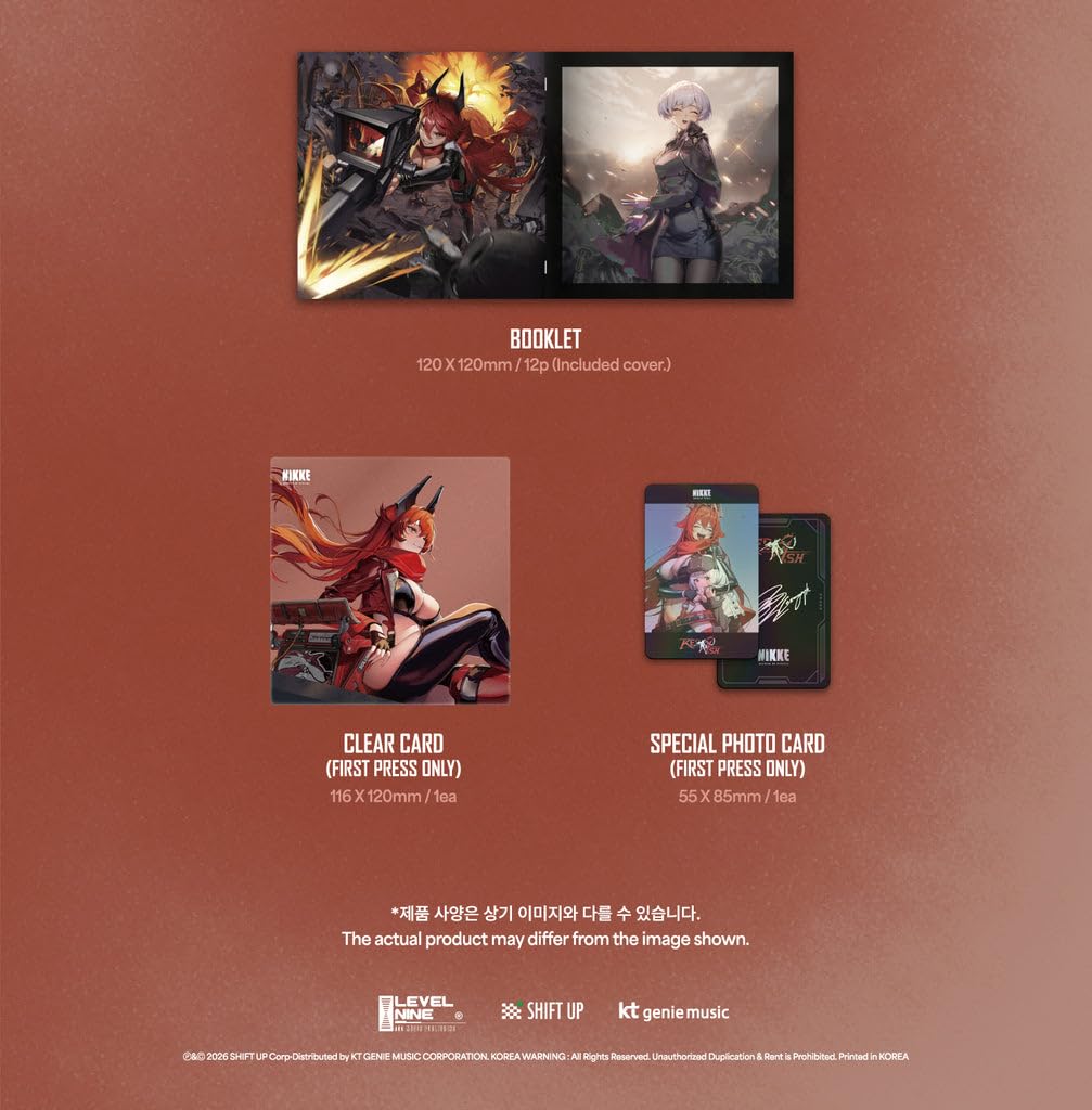 Amazon.co.jp: Goddess of Victory : Nikke 승리의 여신: 니케 OST Red
