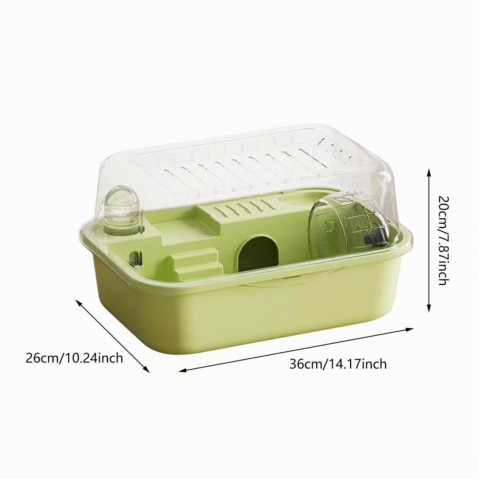Baoblaze Grande Cage pour Hamster, Habitat, Maison de Jeu, avec Dessus ouvrable, Cage pour Petits Animaux, Maison pour Petits Animaux, gerbilles, Lapins, Vert