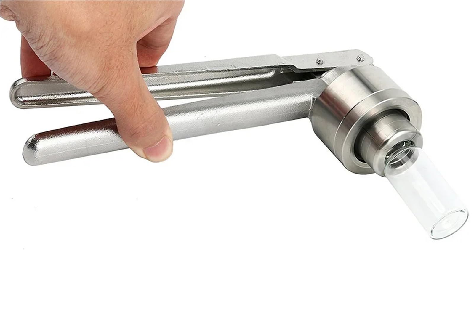 Alicate Crimpador Manual Engarzadora de viales abatibles 20 mm | Herramienta manual de sellado manual for engarzar tapas de botellas médicas