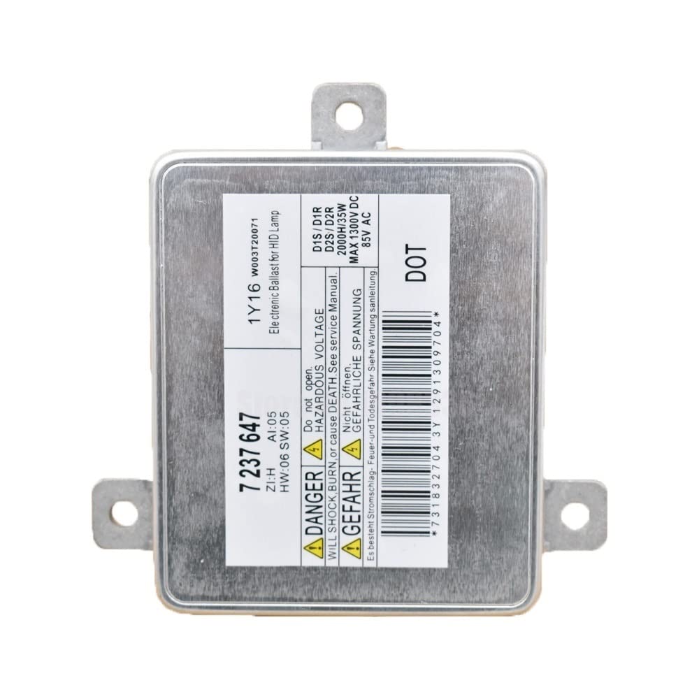 Scheinwerfer VorschaltgeräT W003T20071 HID Xenon Ballast Control Unit Module D1S Passend for BMW X1 E84 E90 F10 F11 F01 F07 7237647 7318327 63117237647 63117318327