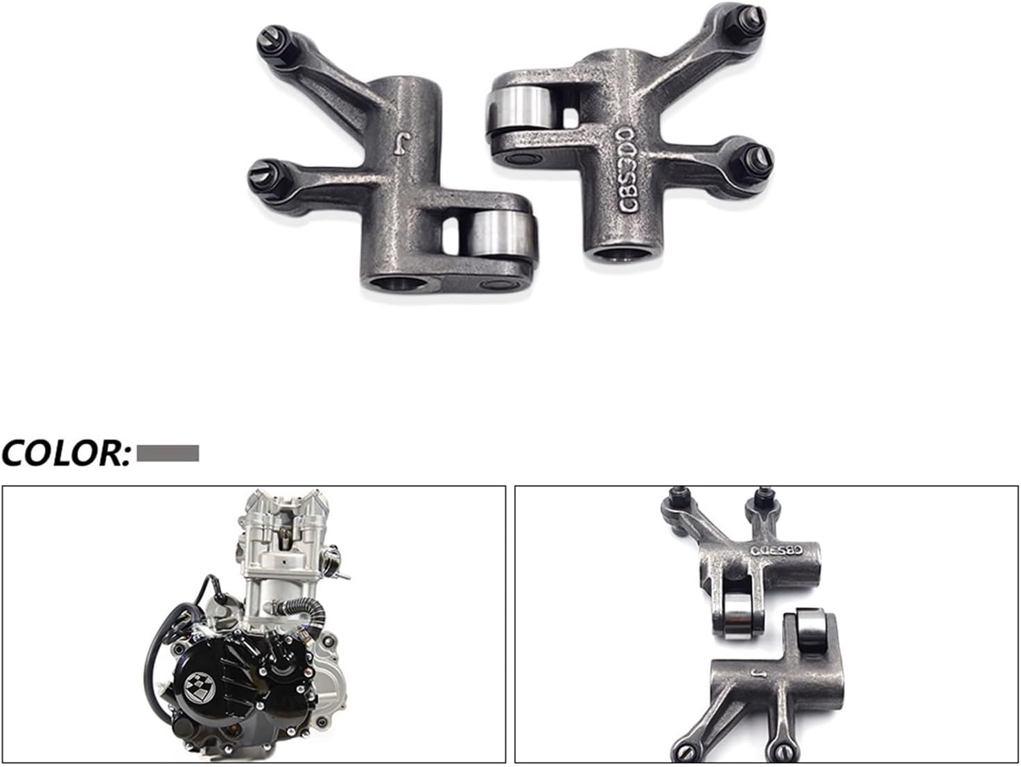 Motorcycle Accessories Valve Rocker Arm Assembly Compatible with ZONGSHEN ZS174MN-3 CBS300 4T Water-Cooled Engine MOTOLAND AVANTIS