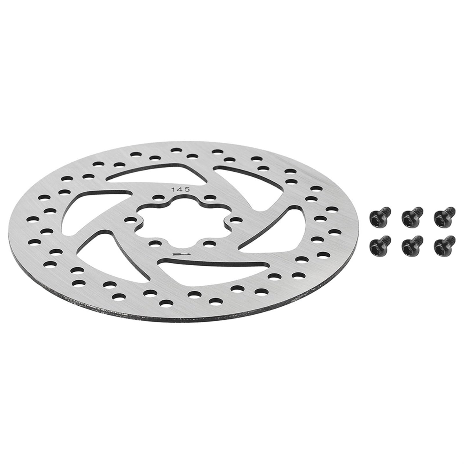Brake Disc 145mm Disc Brake Rotor For VSETT 10+ For DUALTRON For KAABO Electric Scooter MTB Bicycle Disk Brake 145mm 6 Holes Stainless Steel Brake Discs Rotors