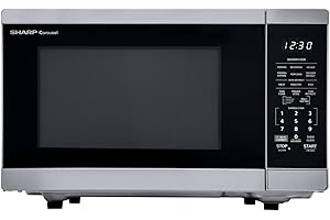 SHARP Smart Countertop Microwave Oven with 1100 Watts and Inverter Technology in Stainless Steel
