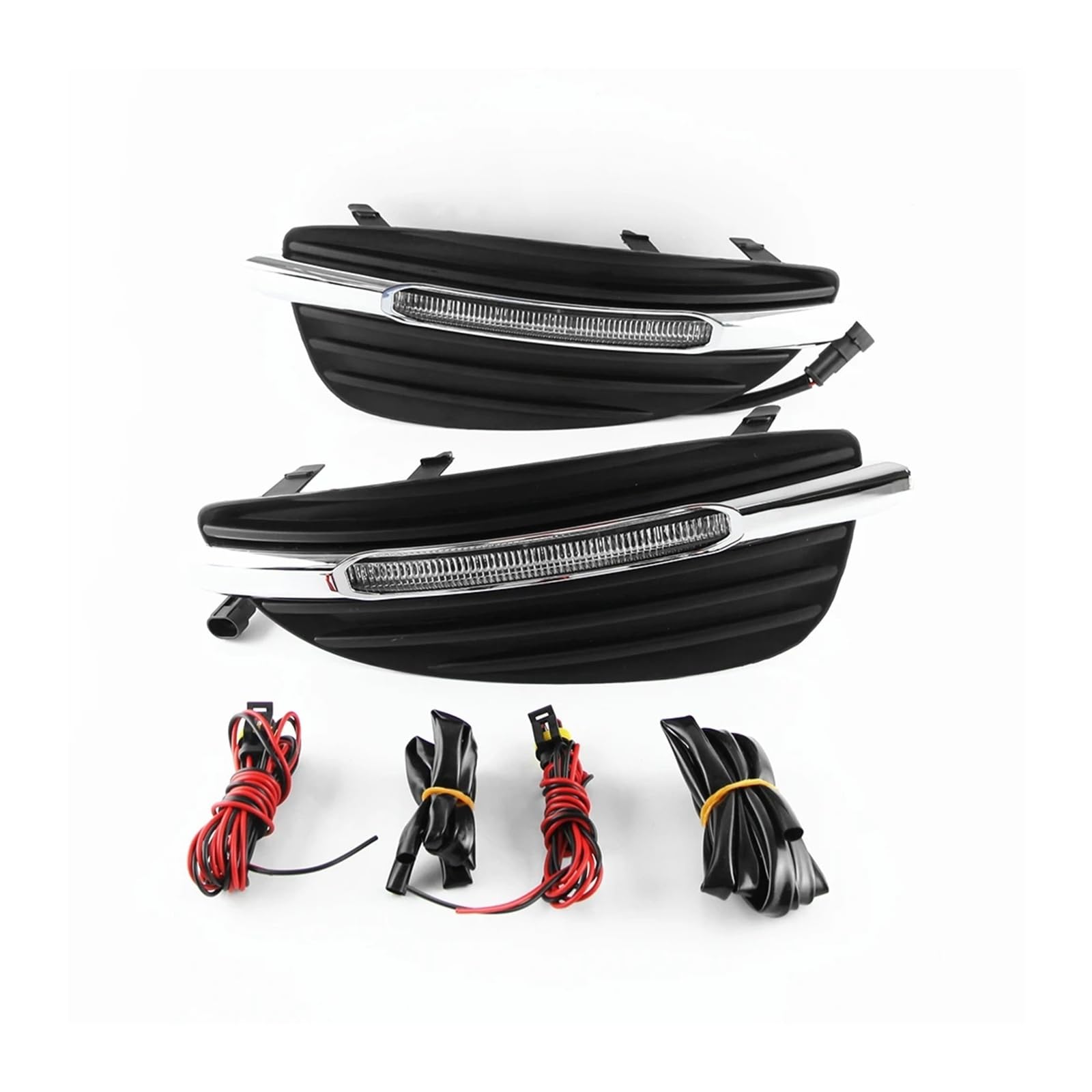 XCZPRKMXY LED DRL Daytime Running Light Front Fog Lamps Assembly Accessories Compatible With Mercedes-Benz V-Class V220 2015 2016 2017 2018 2019