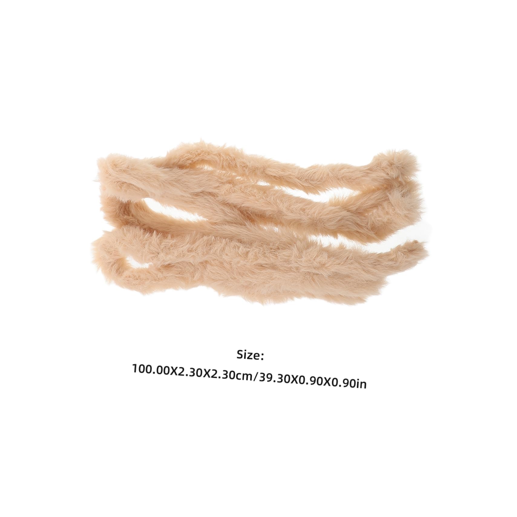 HEMOTON DIY Chenille Stems 4pcs Plush Twist Stick Fuzzy Craft Sticks for Handmade Decorations