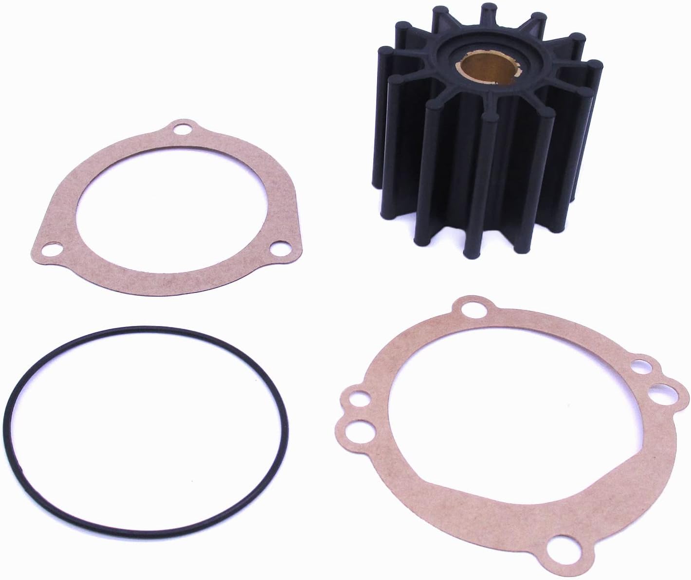 Water Pump Impeller 18327-0001 18327-0001-P for Jabsco / 15000K for Sherwood / 47-453126 47-853126 for Mercruiser / 500167 for CEF /3449198 3916720 for Cummins /7352 for JMP /08-36-1201 for DJ Inboard