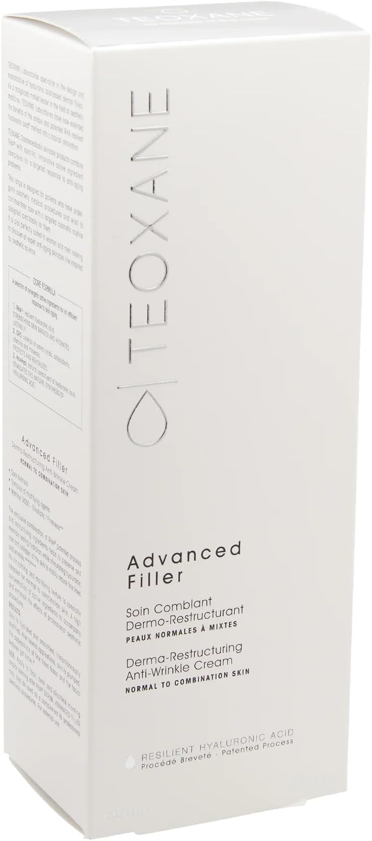 Teoxane Cosmeceuticals Advanced Filler for normal and mixed skin 50 milliliters