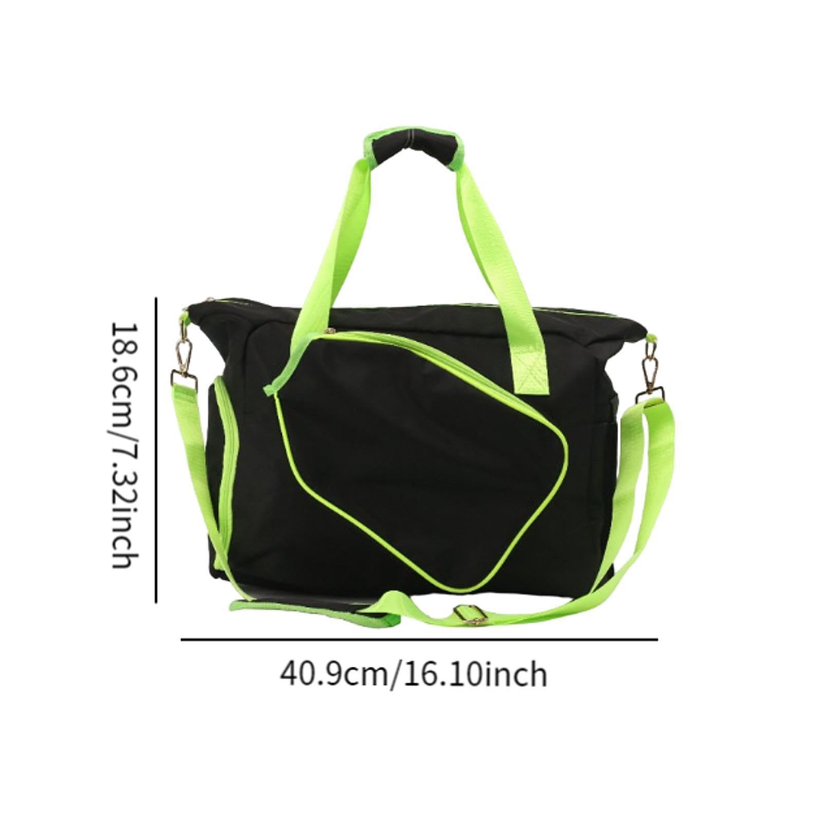 Borsa da Tennis spaziosa per 2 Racchette, Borsa Sportiva, da Badminton per Fitness e Tempo Libero, Accessori per Racchetta da Badminton, Palline, da Tennis, a Tracolla
