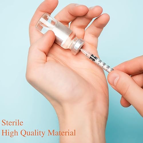 Miniatura 7 de Jeringas U-100 0.0 fl oz 29G 0.5in13mm, dosificación cómoda y precisa, paquete de 50