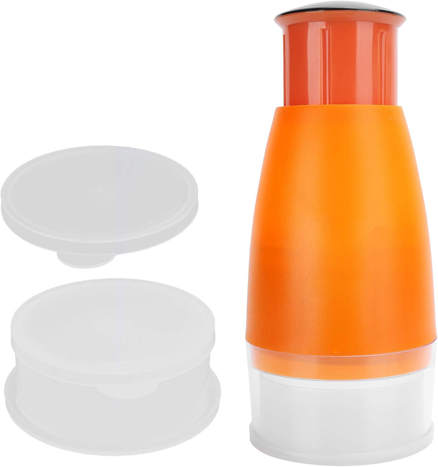 Garlic Chopper, Hand Press Chopper with 2pcs Plastic Box