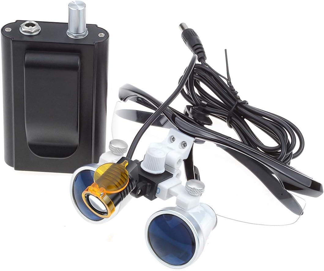 3.5X-420mm Loupe with 3W Headlamp (Black)